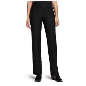 Eileen Fisher black pull on crepe pant